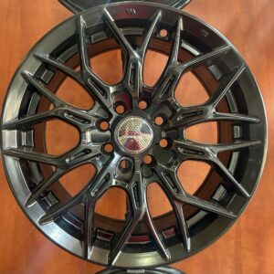 5/114/15" Shadow Slblk ET38 6.5J Aline - Set of 4