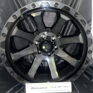 6/114/18" Capone BLK ET18 9J RHC - Set of 4